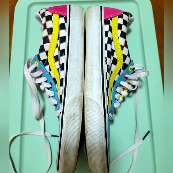 Vans Old Skool Crazy Checks Multi Shoes 9.5 Men - Picture 6 of 10